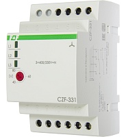 CZF-331. Реле  контроля наличия фаз, регулируемая ассиметрия.