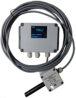 СО2Рег-СП-Г. Регулятор СО2 для грибной фермы, 1 реле, сенсорная панель, в комплекте с цифровым датчиком СО2 0-50000ppm