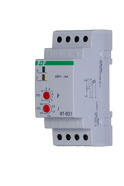 Rt-821. Регулятор температуры с выносным датчиком RT в комплекте
