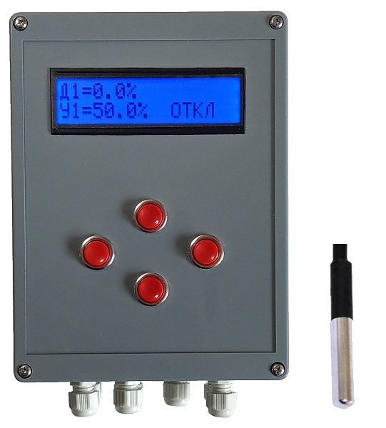 ТРег-1Ц-1Р Регулятор температуры, 1 реле, в комплекте с цифровым датчиком температуры