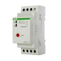 CKF-11. Реле контроля фаз для сети 3х 400В, регулировка задержки отключения, контроль чередования фаз.